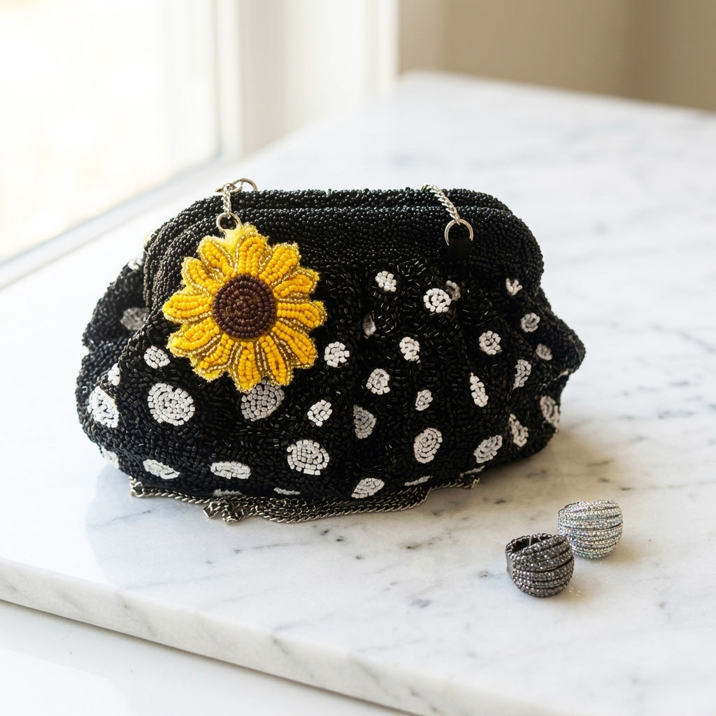 Vintage Cinched Pouch