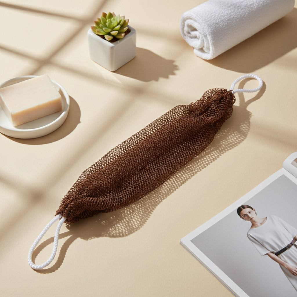 Genuine African  Nylon Mesh Exfoliating Washcloth