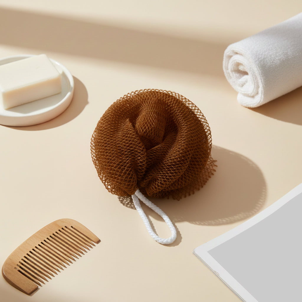 Genuine African  Nylon Mesh Exfoliating Washcloth