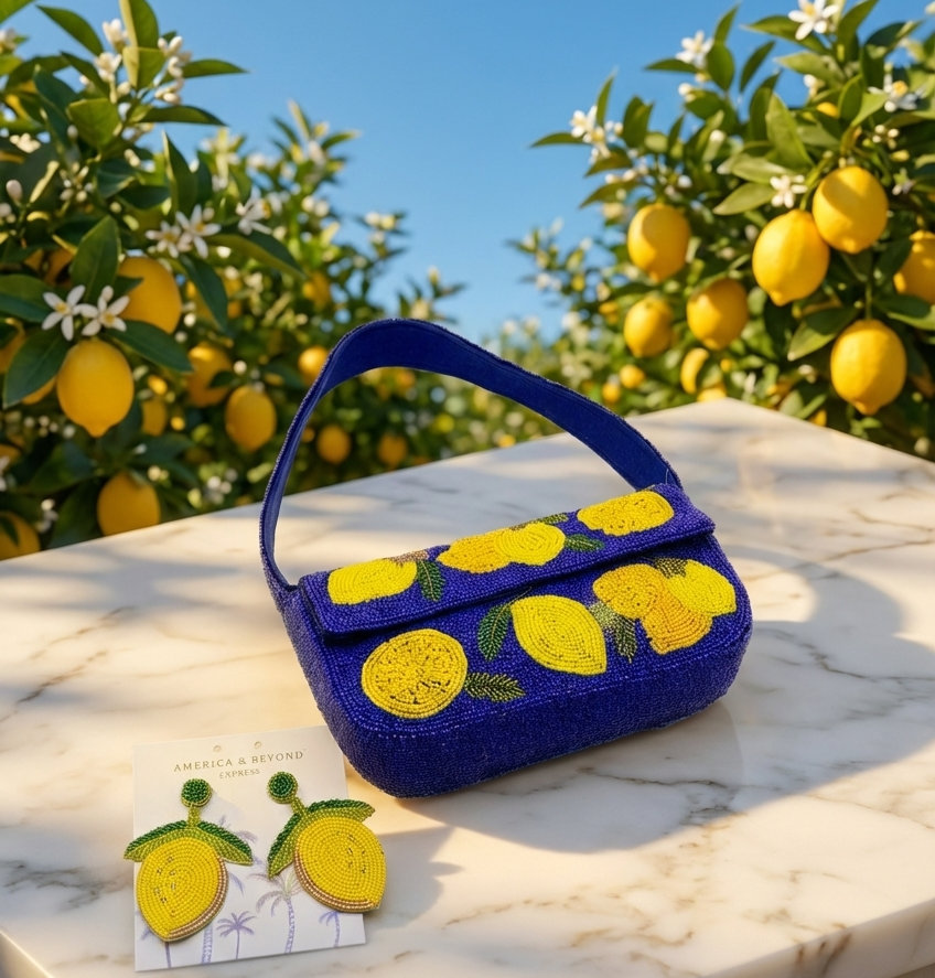 TROPICAL Handcrafted Shoulder Bag