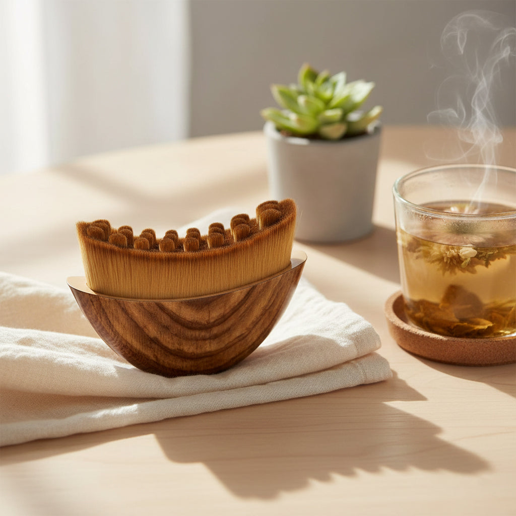 Lymphatic Contour Face Brush with Vegan Bristles