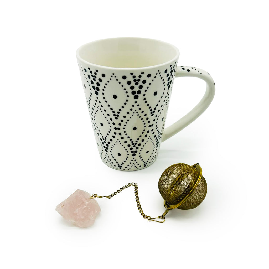 Coffee| Teacups - Set of 5 - Blessed with the pink cross